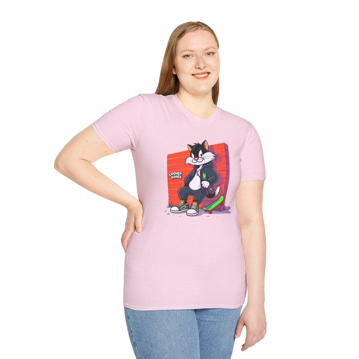 Cartoon T Shirt With Animation Design Unisex Softstyle Graphic Tee Funny Animals