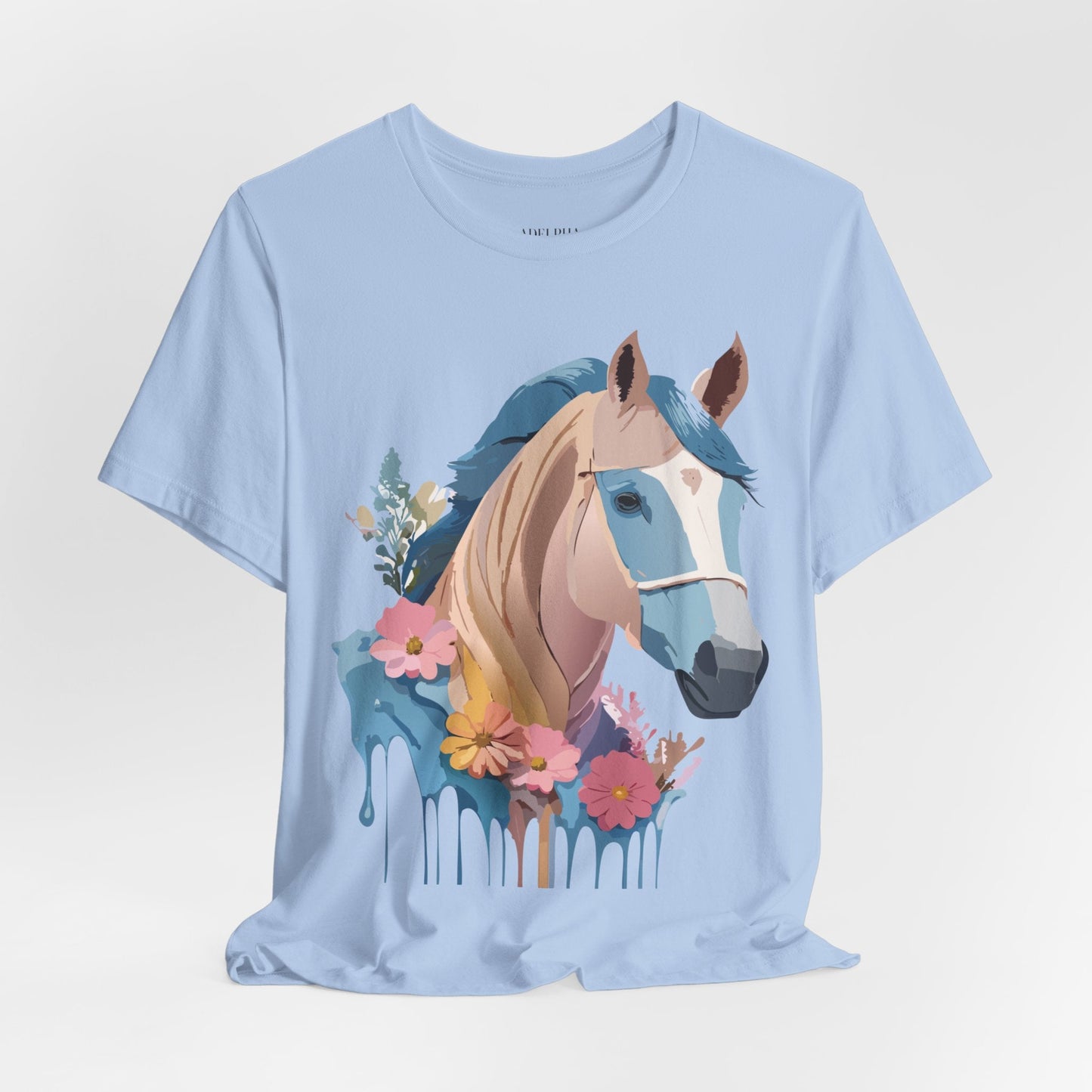 Horse Graphic Unisex 100 Cotton Vintage Animal Art T-Shirt 13