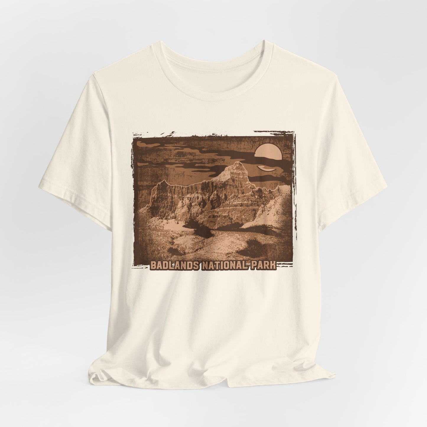 Badlands Retro Poster Graphic Design Tee, Badlands Shirt, Vintage Tees, Art Design T-Shirt, Graphic Tee, Retro Art Shirts