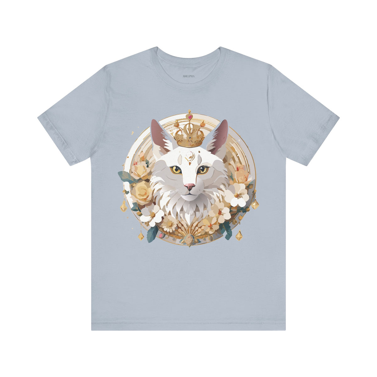 Medallion Graphic Unisex Cotton Bella+Canvas Tee with Art Design d39