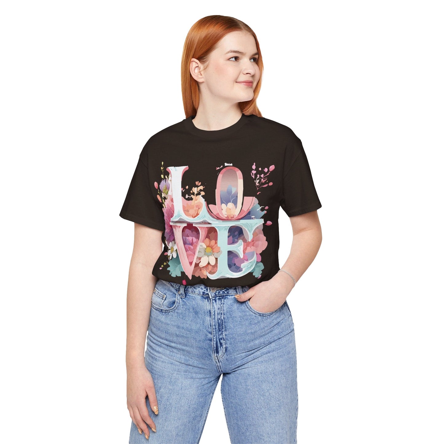 Valentine Graphic Tee Unisex Jersey Short Sleeve Art Design By Adelpha Vintage Inspired
