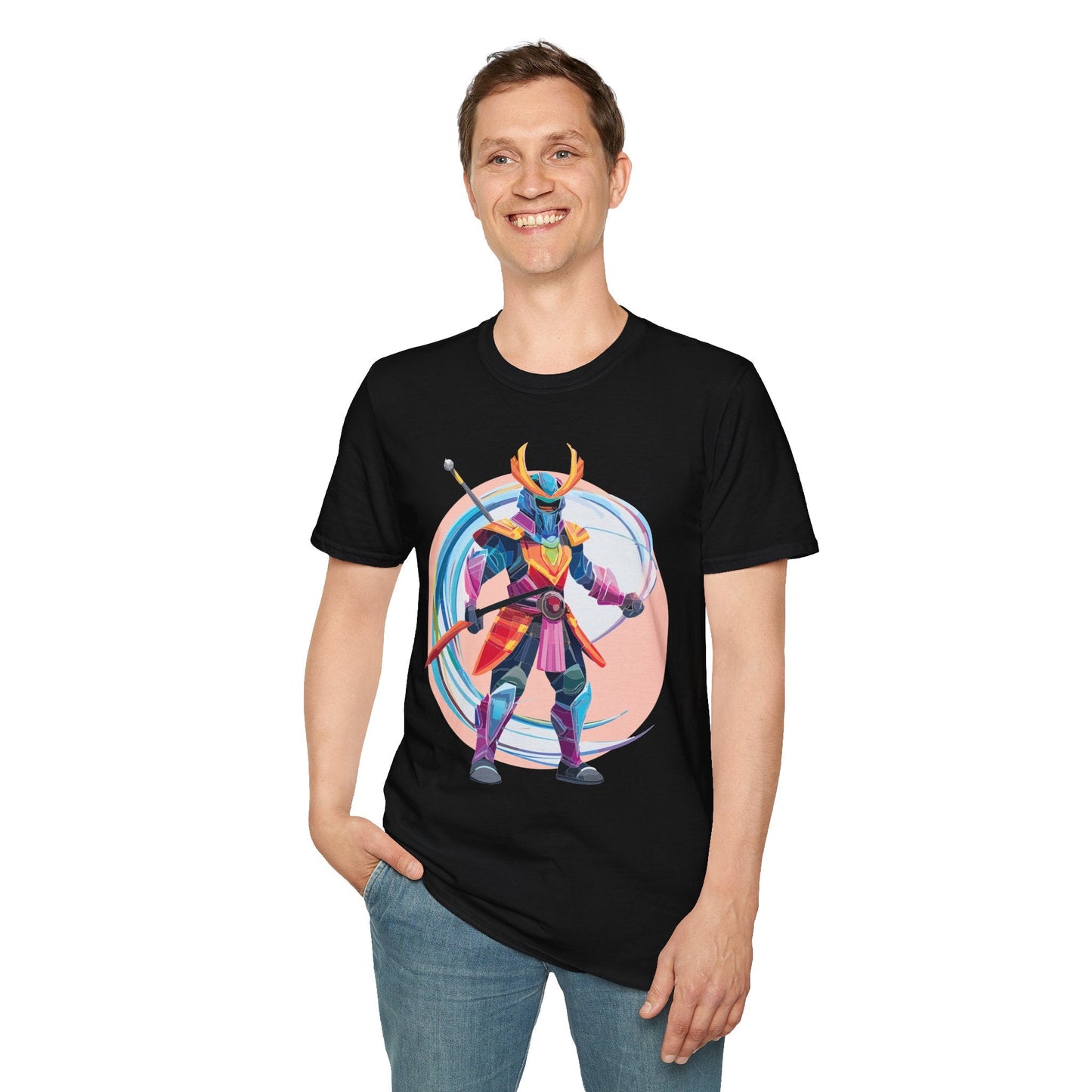 Samurai Shirt Unisex Softstyle T Shirt Gildan 64000 Ring Spun Cotton Tee For Everyday Comfort