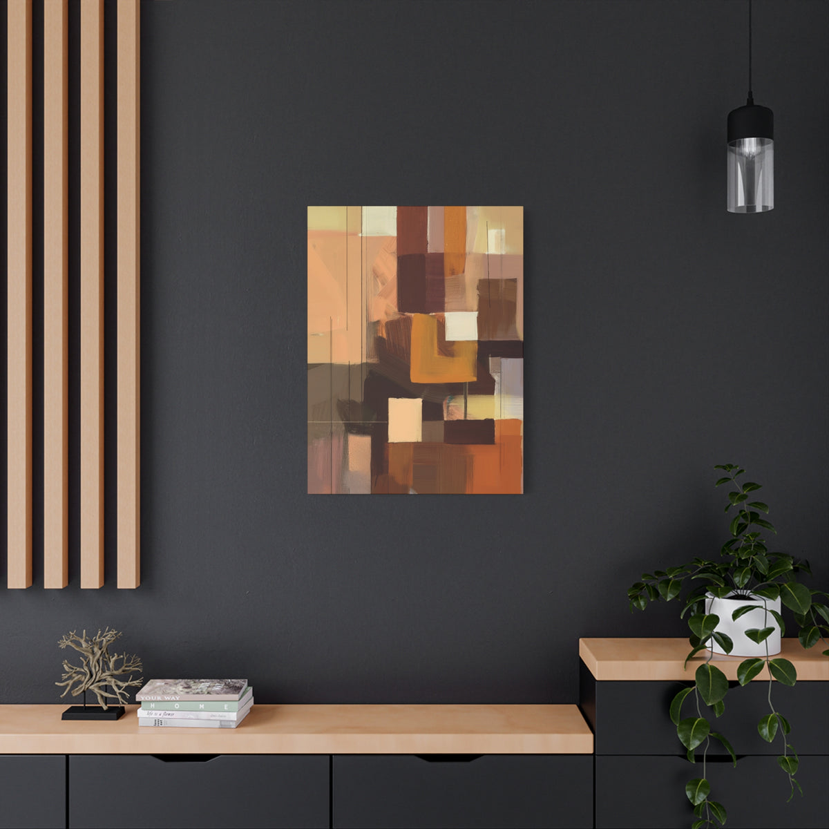 Abstract Geometric Painting Print Canvas 20x24,20x30,24x30 24x32,24x36,30x40 32x48,36x48,40x60 Pine-Wood Inner Frame ABS-49