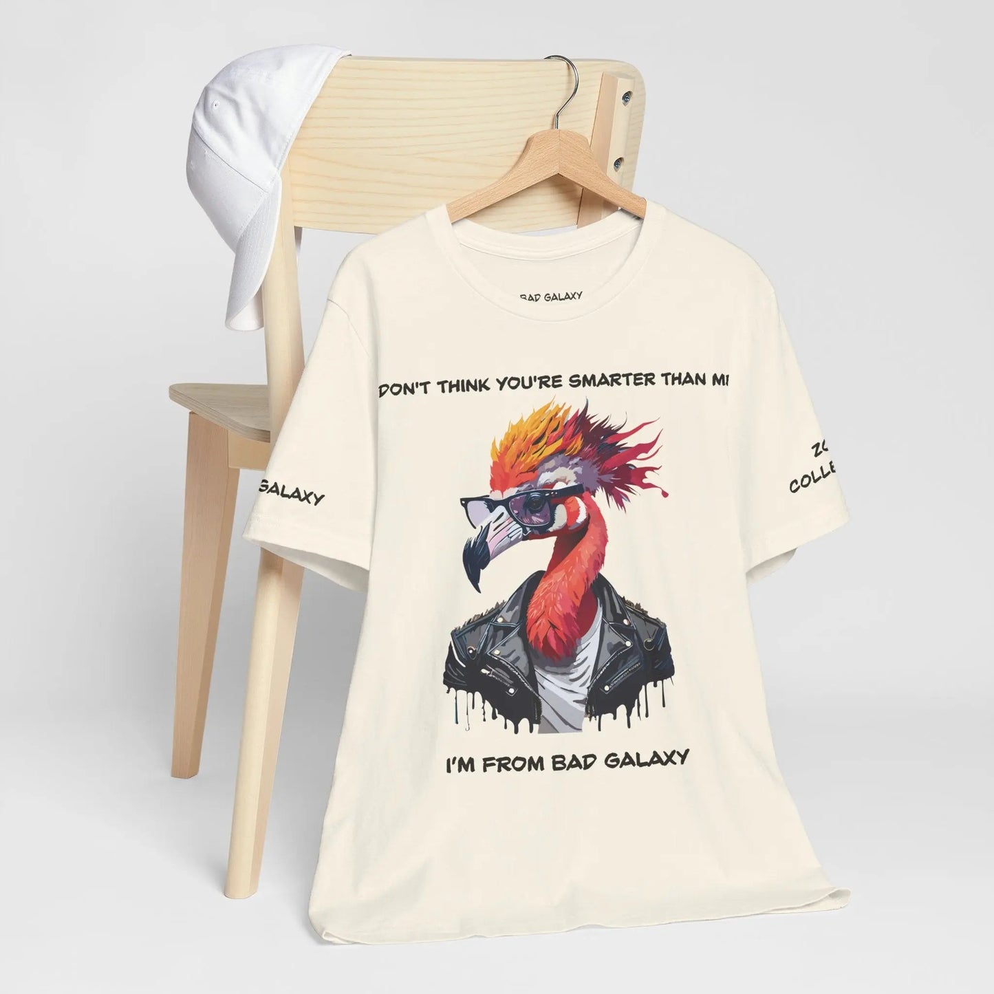 Animal T Shirt Made To Order In USA From Bad Galaxy With Eco Friendly Inks And 100 Percent Cotton