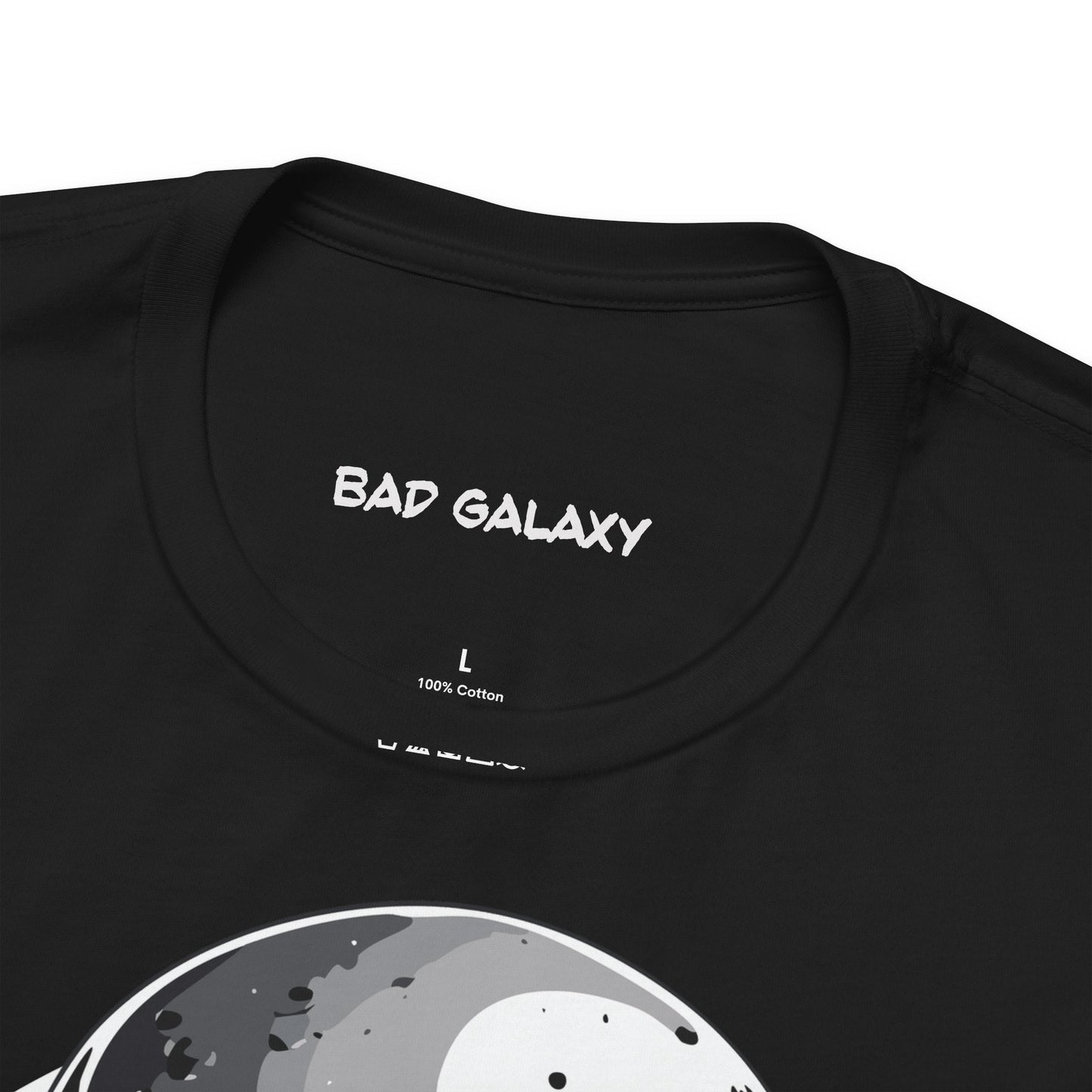 Alien Tee Shirt From Bad Galaxy 100 Percent Cotton Made to Order Eco Friendly Non Toxic Inks