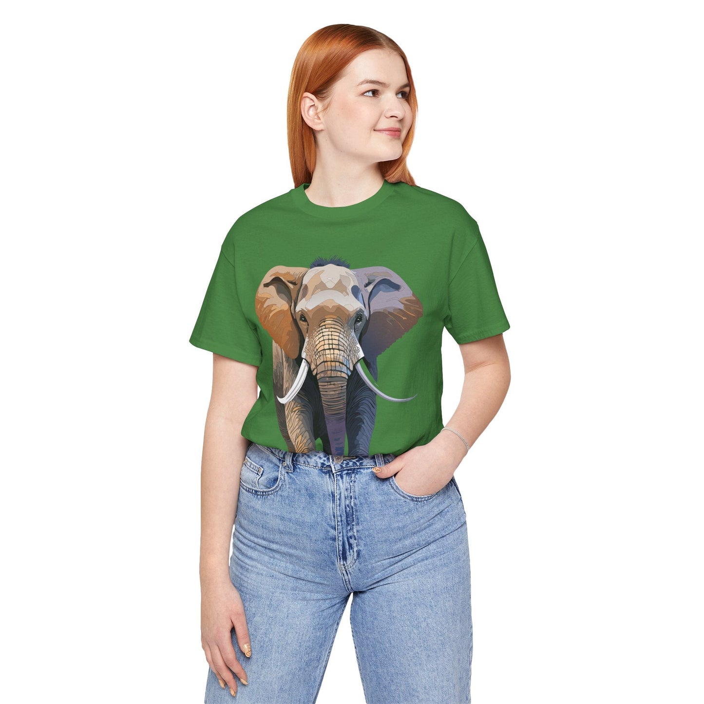 Unisex Animal Art Design Tee Shirt With Wildlife Animals Short Sleeve Everyday Comfort