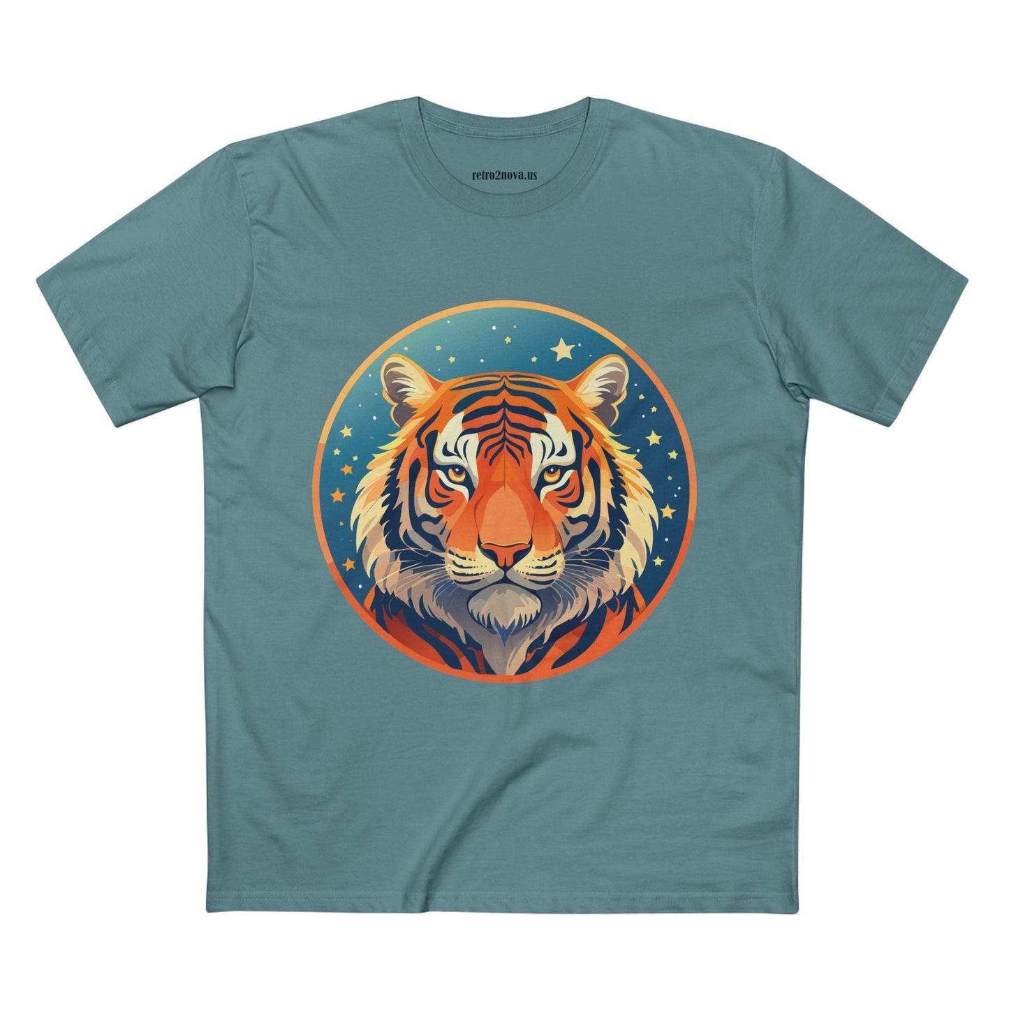 Unisex Premium Cotton Tiger Shirt Art Tee Original Design Animal Shirt Everyday Comfort Handmade Graphic Art Collection