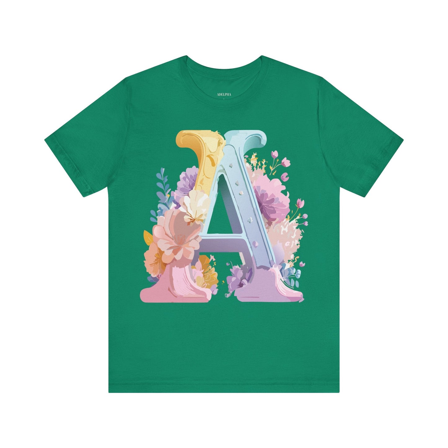 Letter A Shirt Unisex Graphic Tee With Vintage Inspired Adelpha Artwork For Everyday Wear