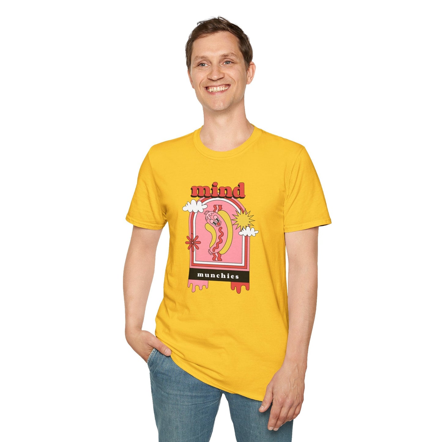 Funny Food T Shirt Unisex Softstyle Gildan 64000 100 Percent Ring Spun Cotton Lightweight Comfort