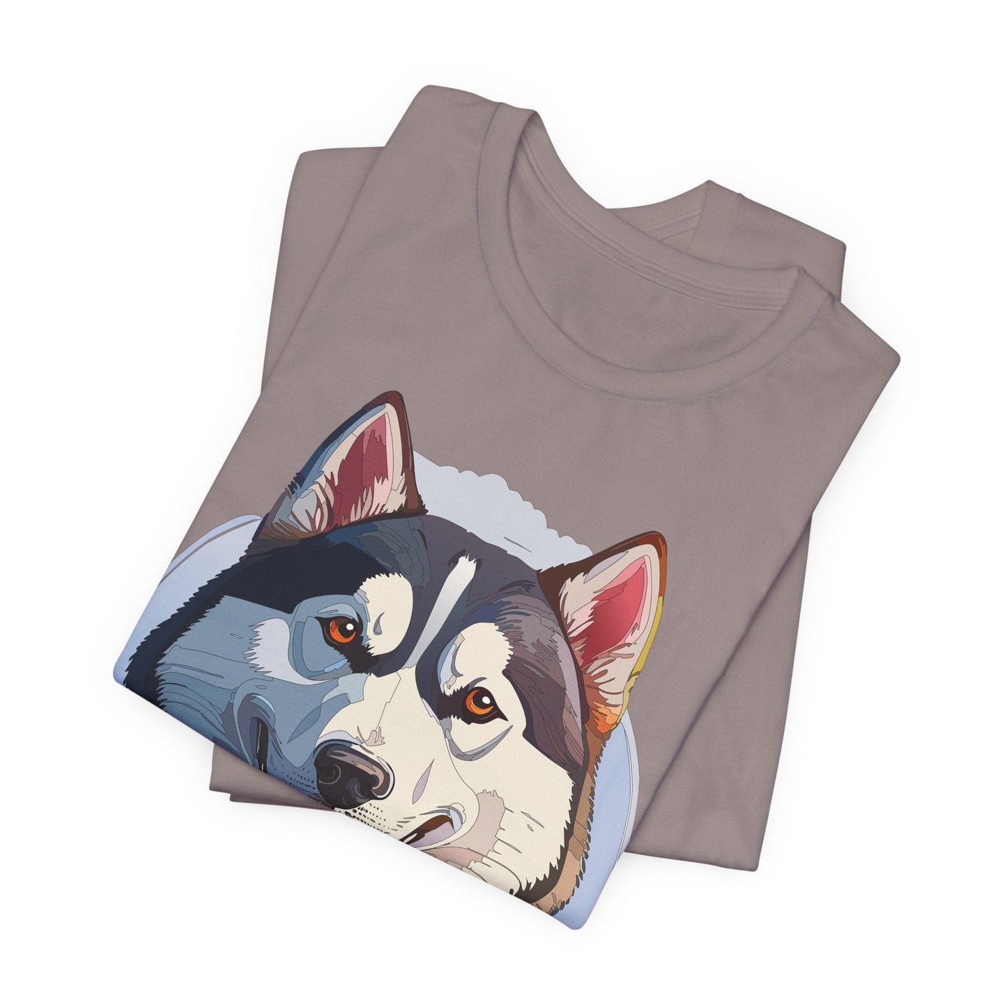 Unisex Animal Shirt Art Design Tee With Wild Animals Graphic Print Short Sleeve Style