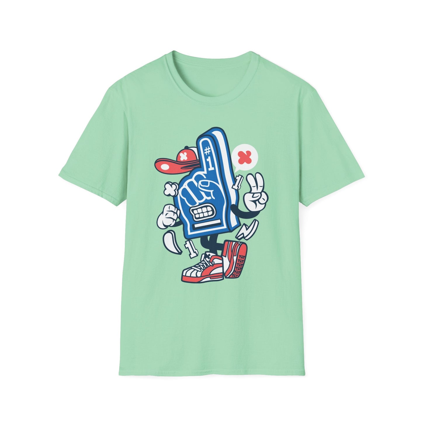 Cartoon T Shirt Animation Tee Unisex Funny Tee Gildan Softstyle 64000 100 Percent Ring Spun Cotton