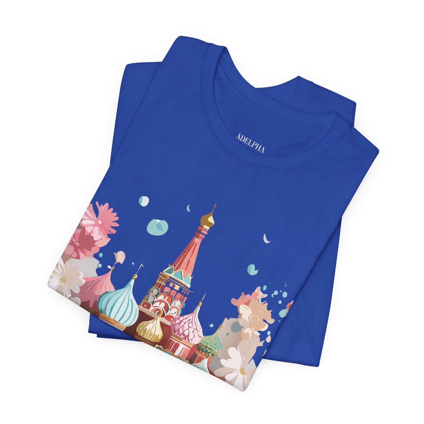 Unisex Moscow Tourist Shirt Graphic Tee by Adelpha Vintage Inspired Art Design Premium Quality