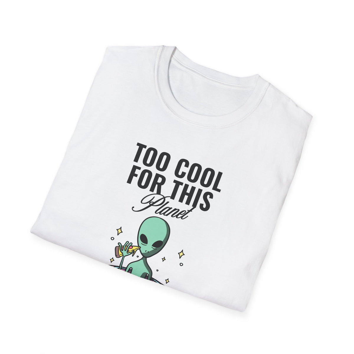 Alien Graphic Funny UFO Graphic Tee Gildan Unisex 100 Cotton Tee Shirt r109