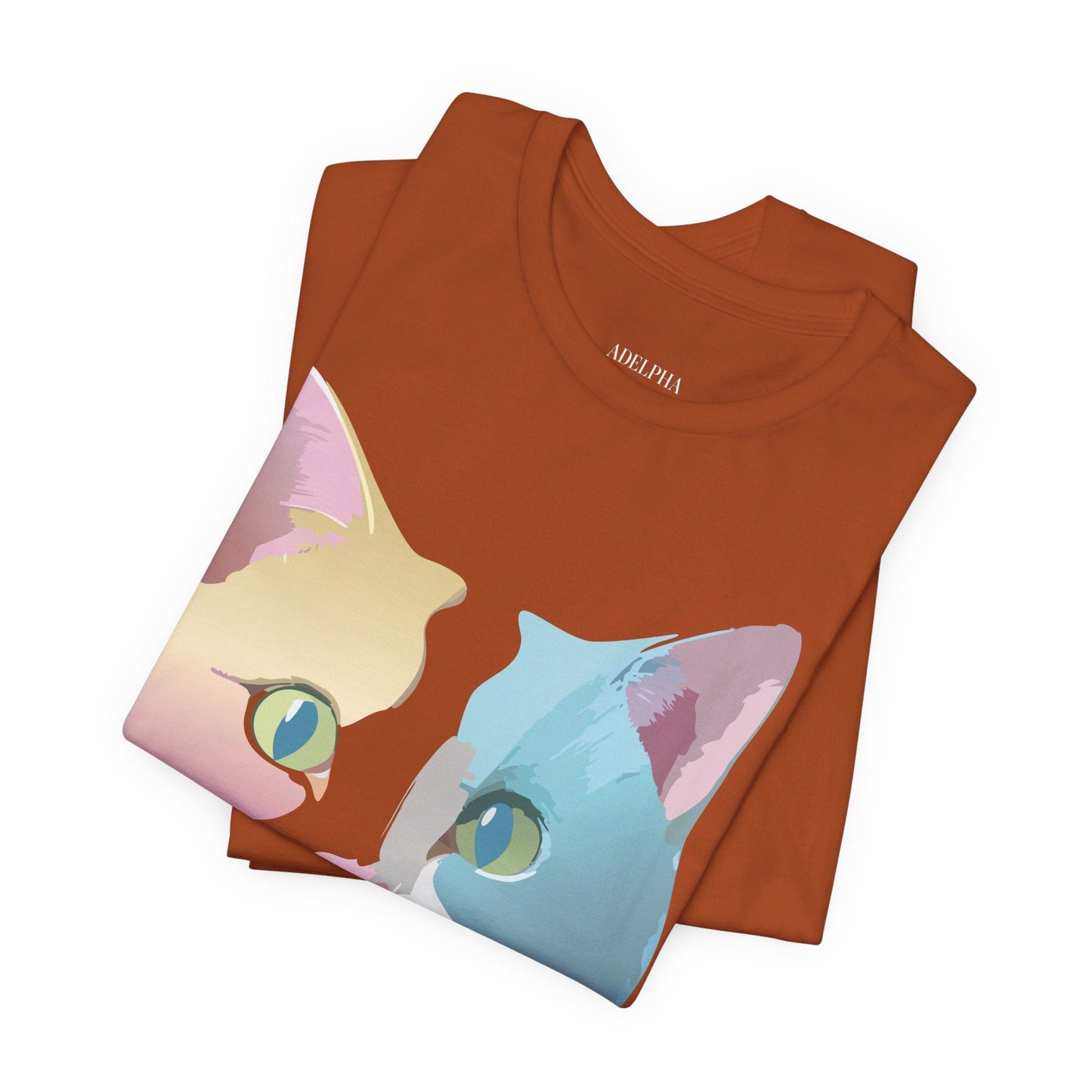 Cat Graphic Tee Unisex Vintage Inspired Shirt By Adelpha Limited Edition