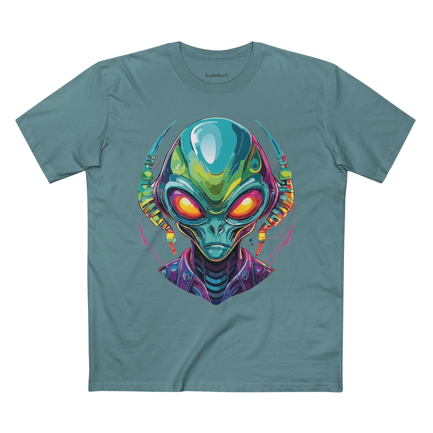 Aliens Graphic Unisex 100 Cotton Staple Tee 14