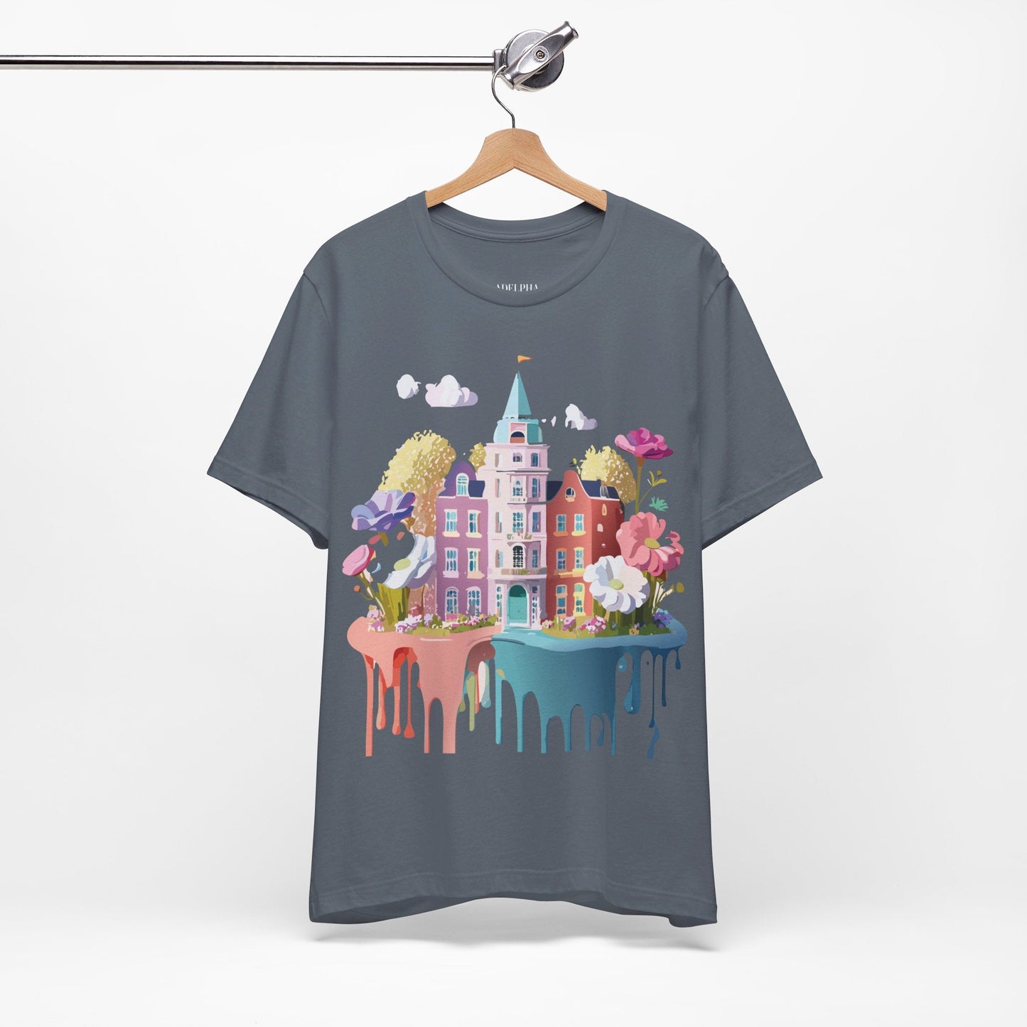 Amsterdam Tourist Shirt Unisex Graphic Tee Vintage Inspired Artwork Art Design By Adelpha