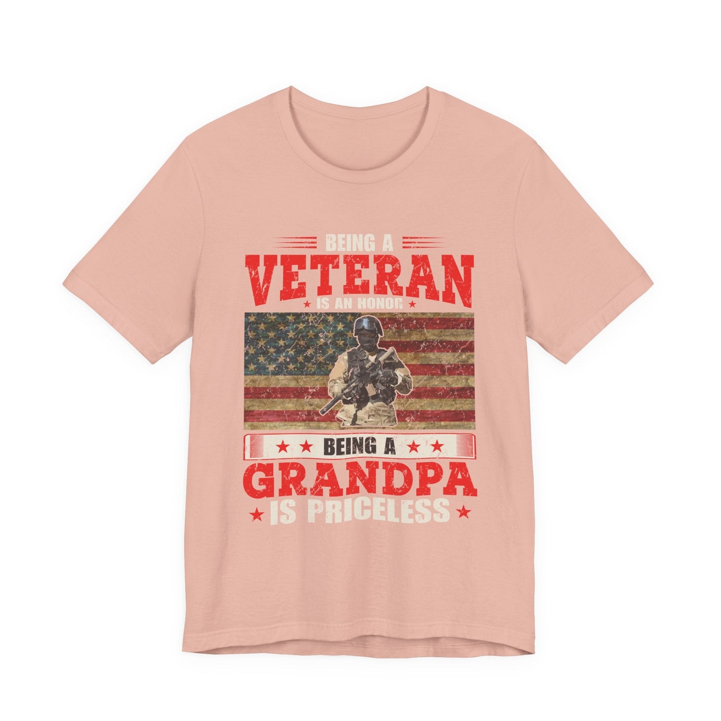 Army Veteran Patriotic Graphic Design Unisex Cotton T-Shirt v34