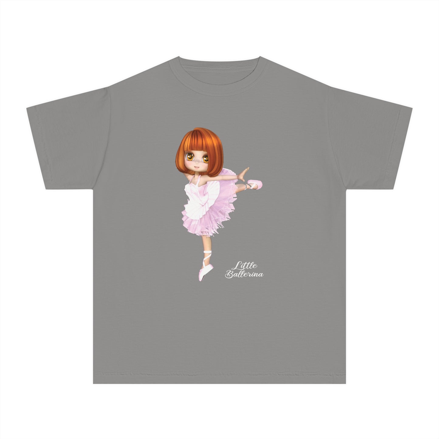 Youth Tee Shirt with Little Ballerina