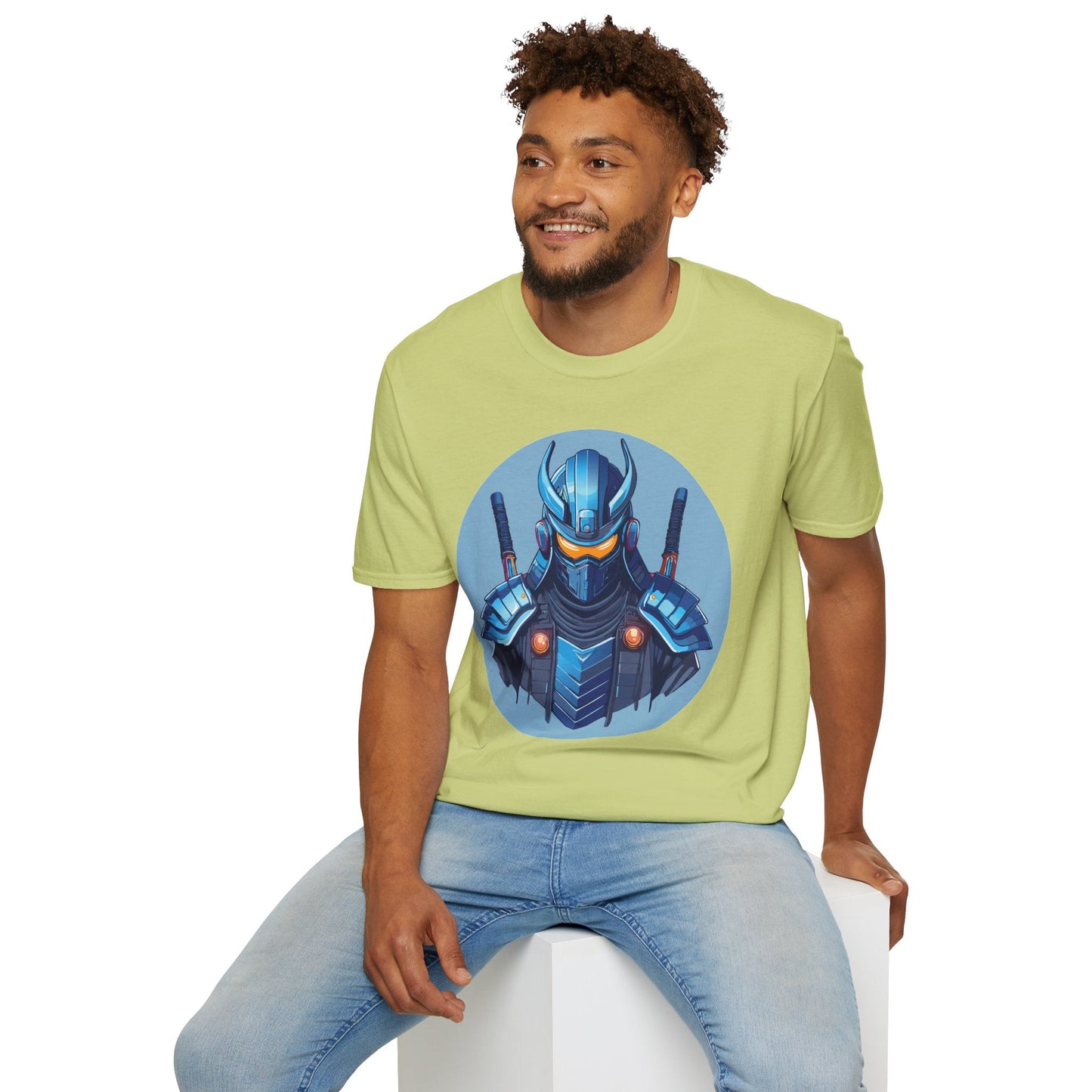 Samurai Shirt Unisex Softstyle T Shirt 100 Percent Ring Spun Cotton Gildan 64000