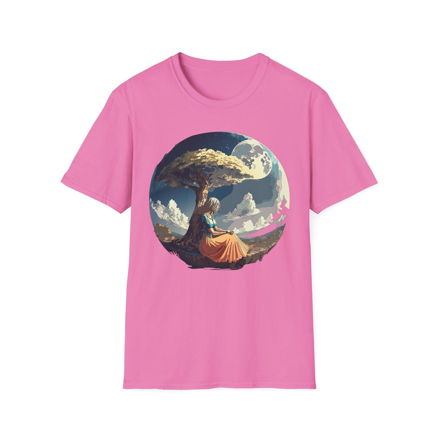 Unisex Graphic T Shirt Art Design Tee Softstyle 64000 Ring Spun Cotton Comfortable