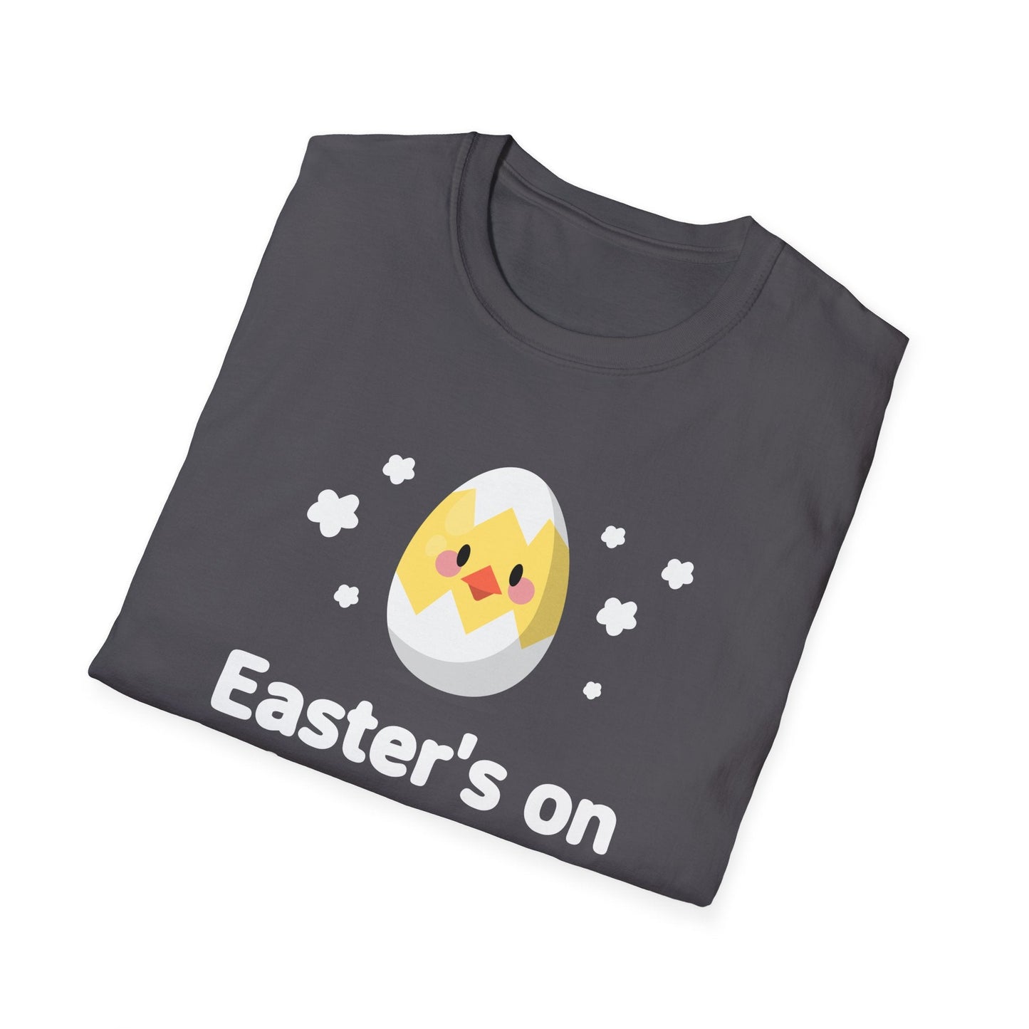 Easter Day T Shirt with Easter Design and Signature Print Unisex Gildan Softstyle Tee One Hundred Percent Cotton