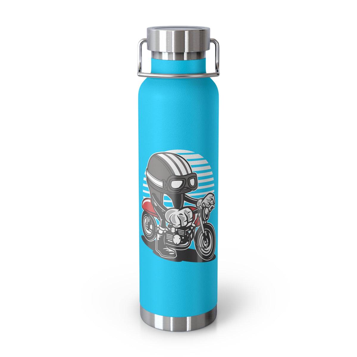 22oz Copper Insulated Water Bottle with Cartoon Design - CV12