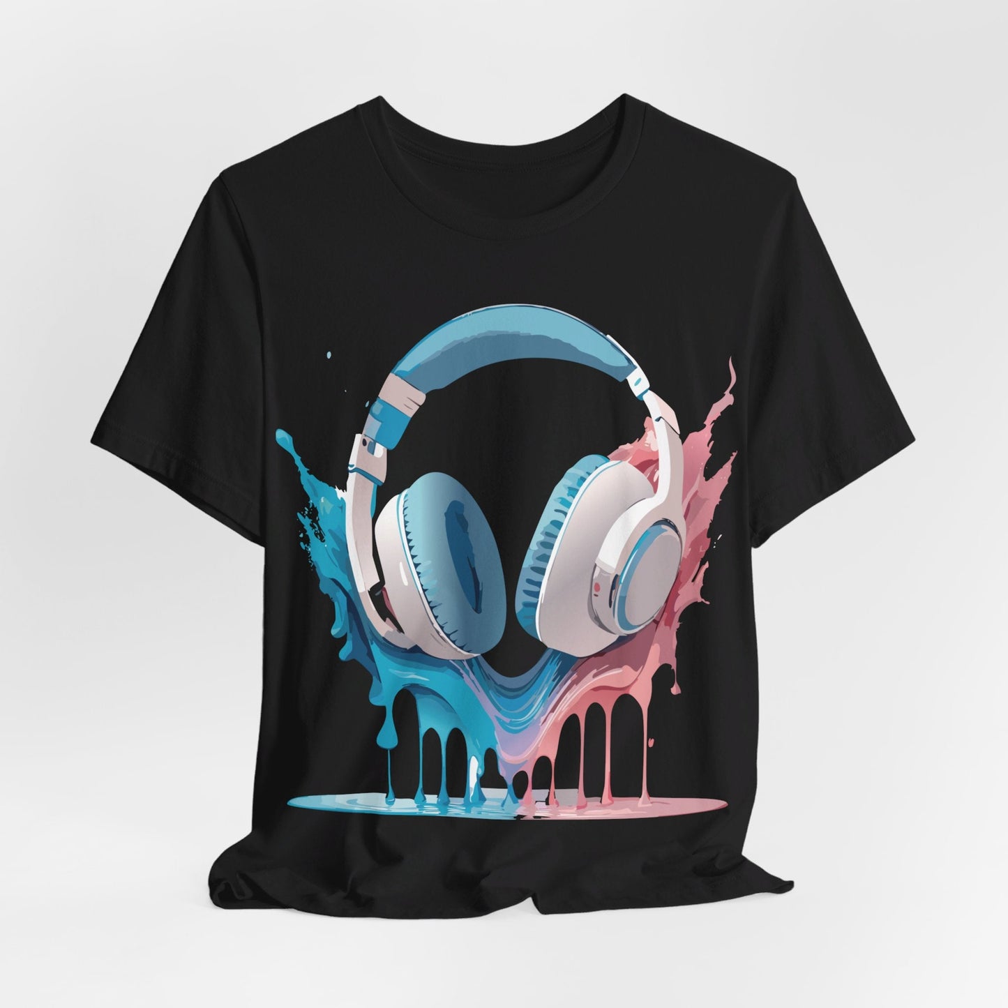Music Graphic Unisex 100 Cotton Vintage Art with Musical Elements Tee 91