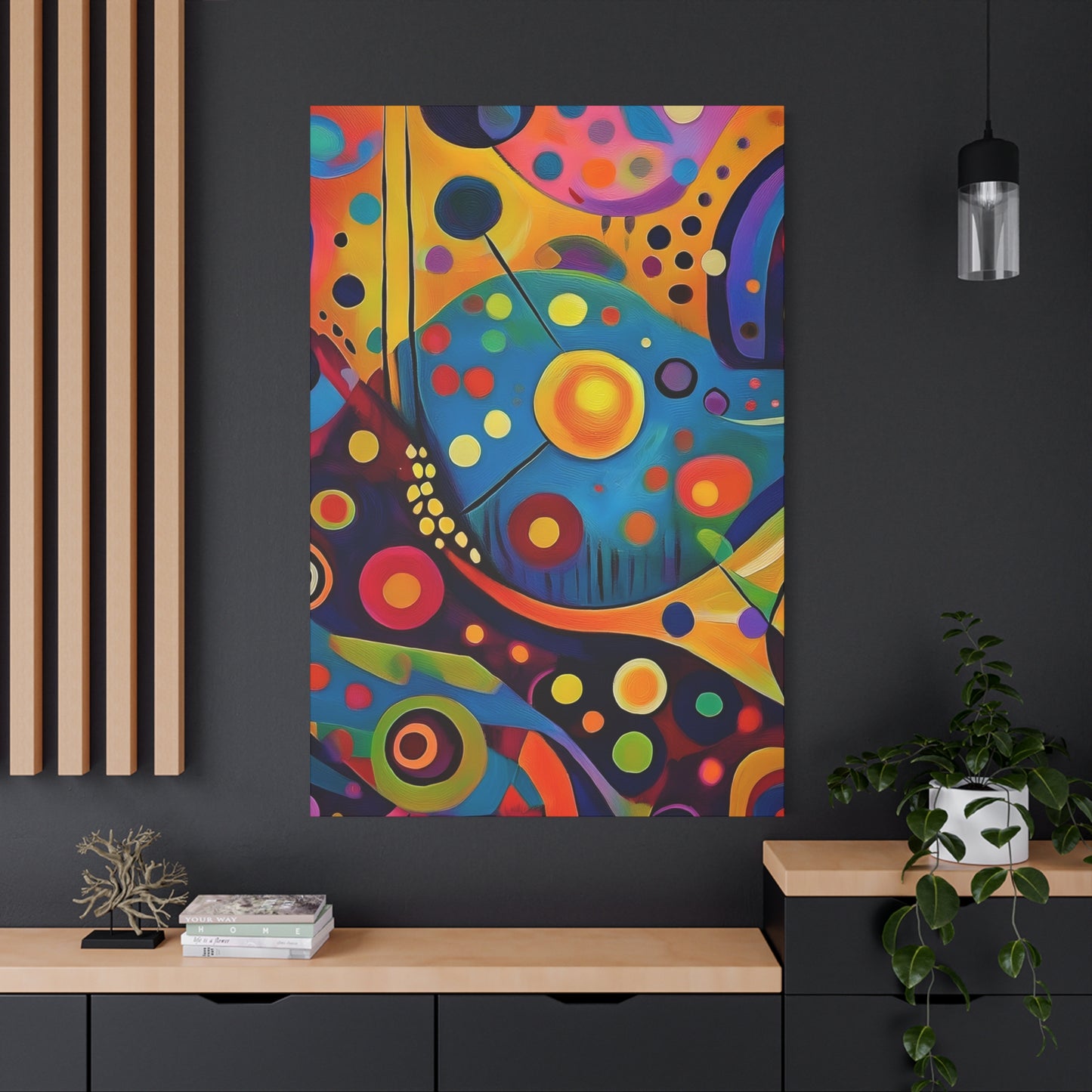 Abstract Oil Painting Print Canvas 20x24,20x30,24x30 24x32,24x36,30x40 32x48,36x48,40x60 Pine-Wood Inner Frame ABS-124