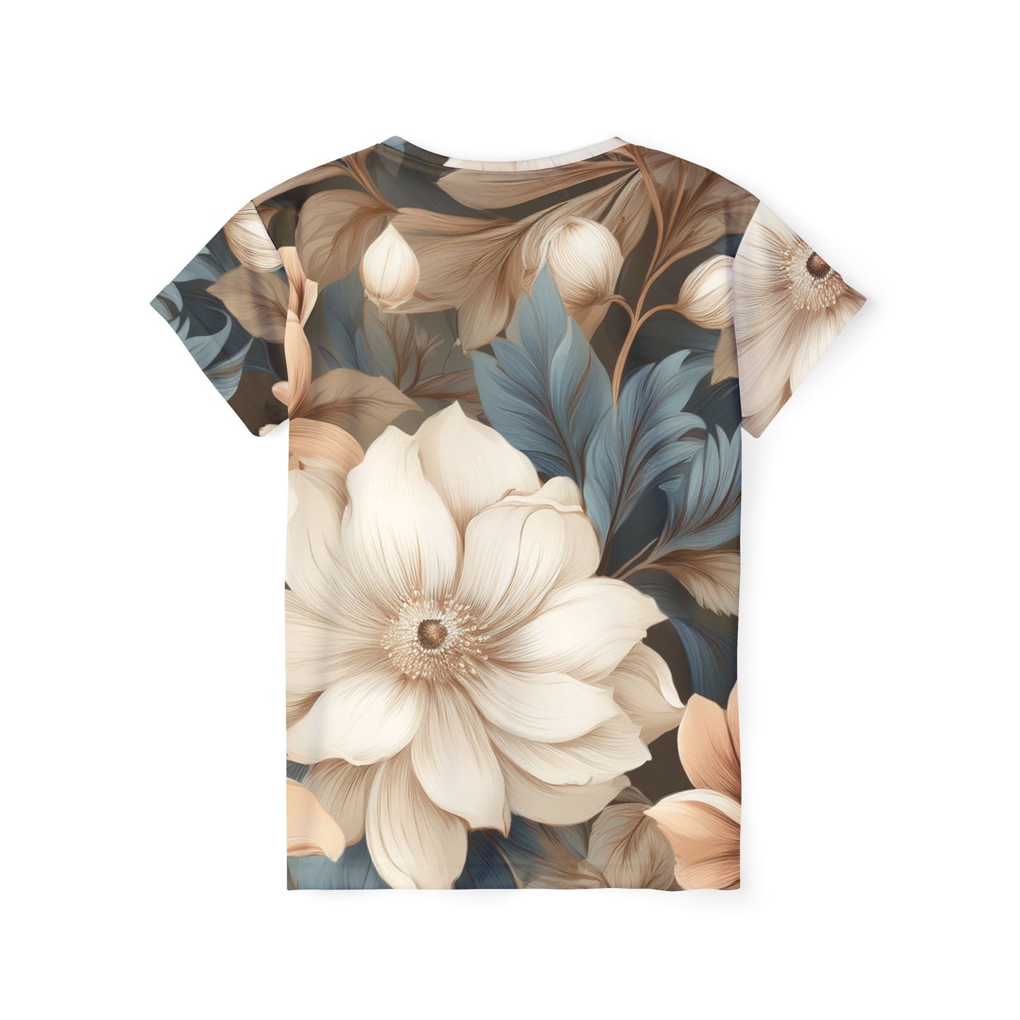 Women Poly Shirt with Floral Print F304