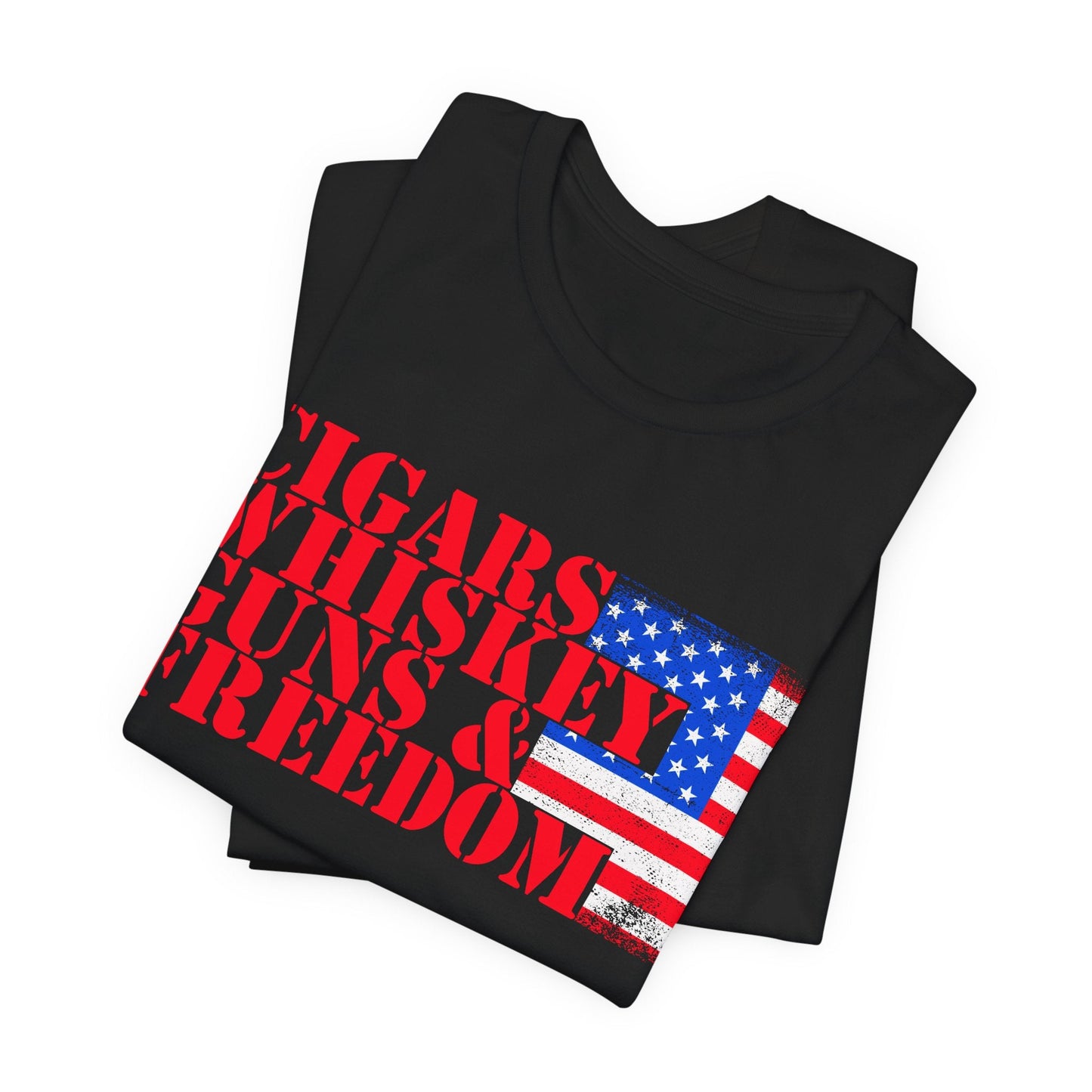 American Flag Graphic Unisex Cotton T-Shirt a2