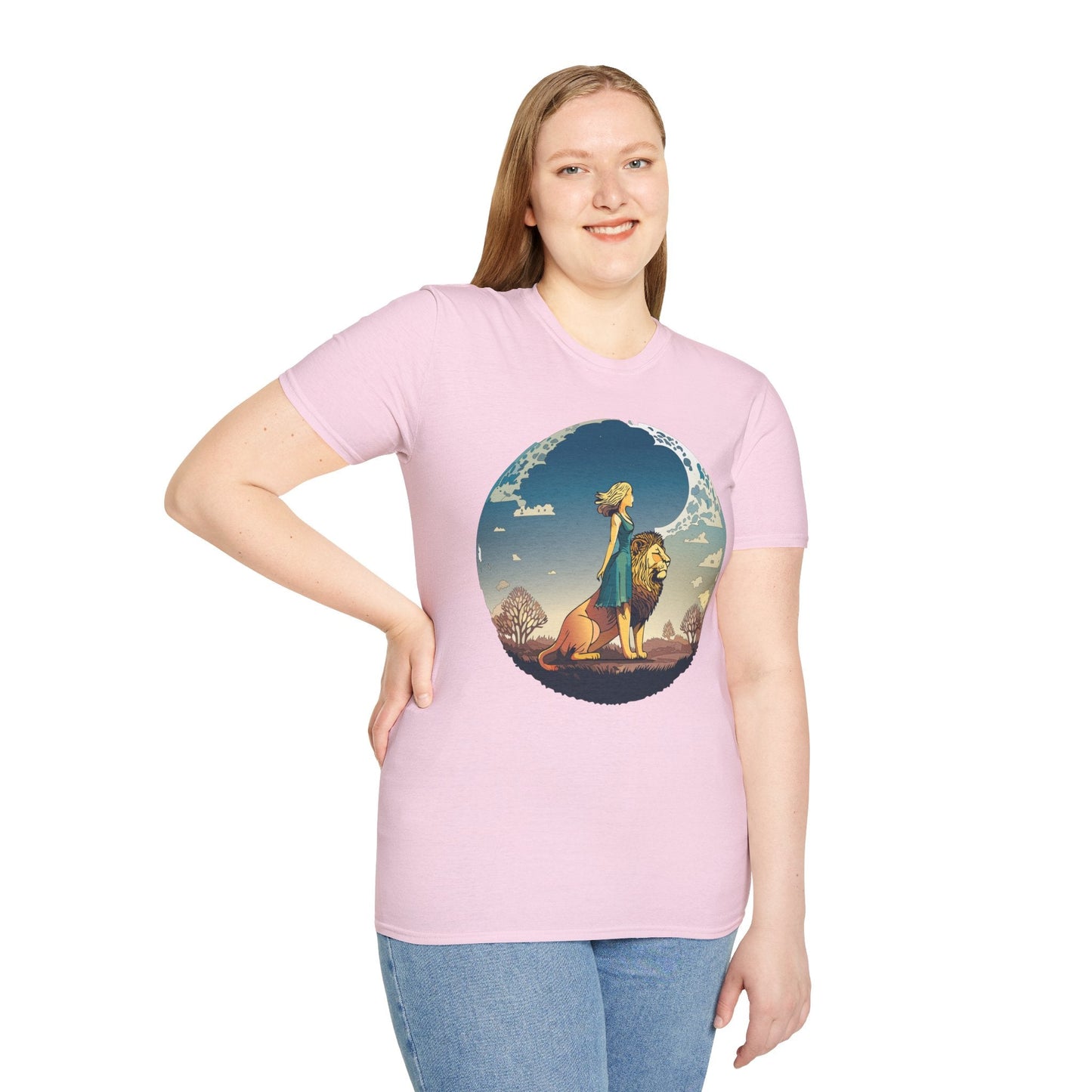Womens Graphic T Shirt Art Design Tee Softstyle 64000 100 Percent Cotton Unisex Comfort