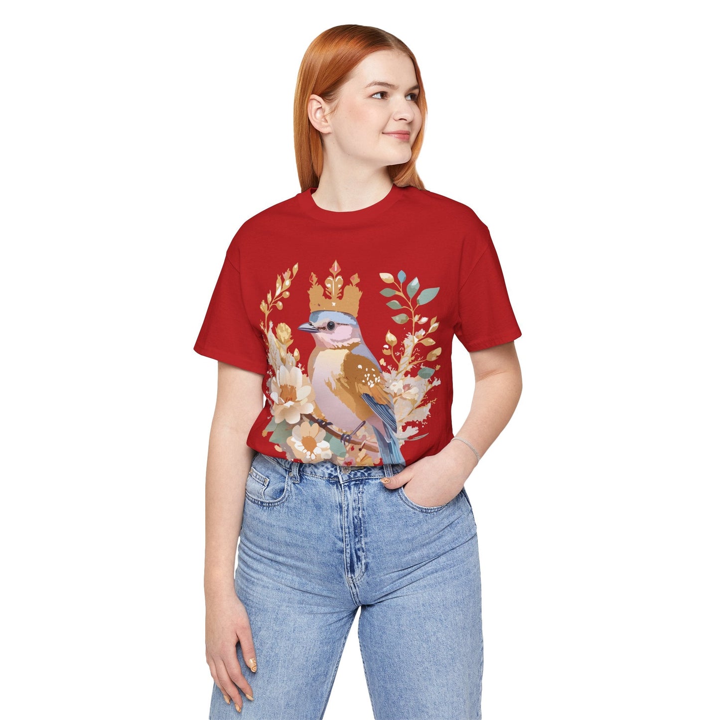 Medallion Graphic Tee Unisex Art Design Adelpha Vintage Inspired Short Sleeve Tee