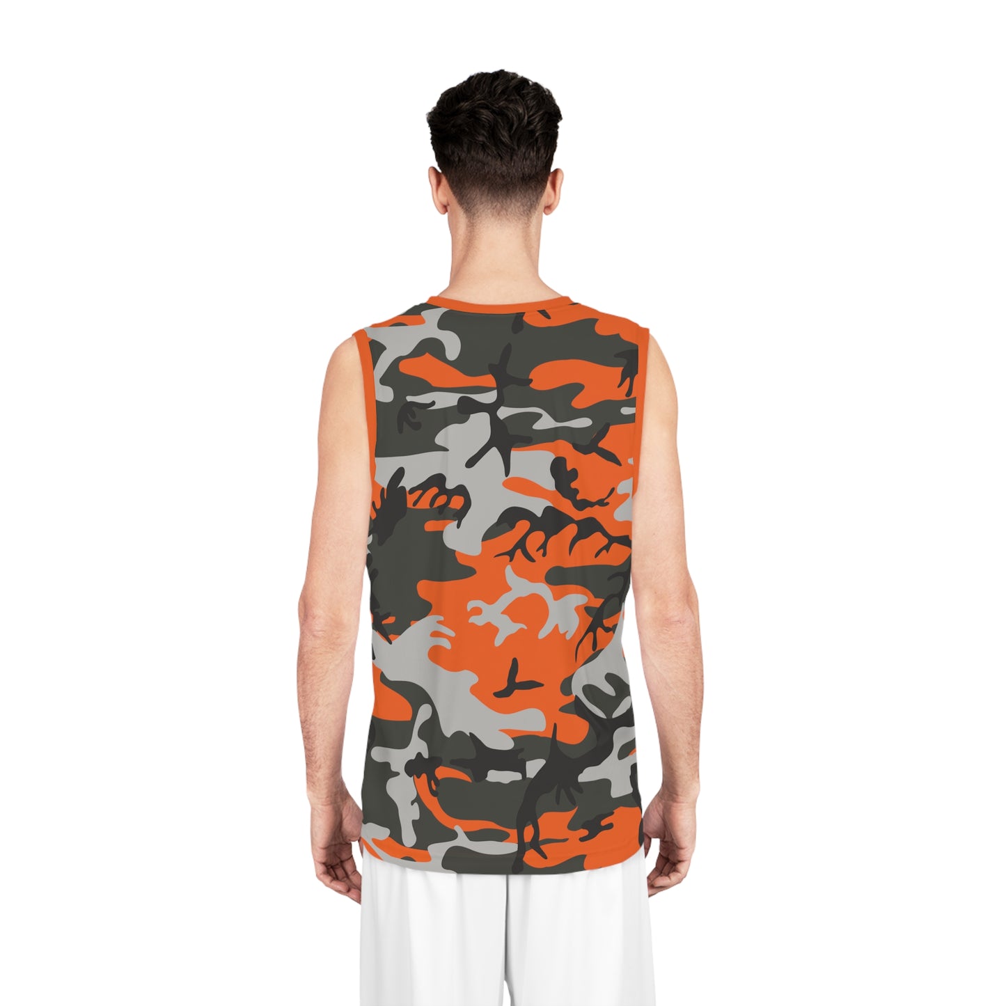 T-shirt de basket-ball camouflage pour hommes 