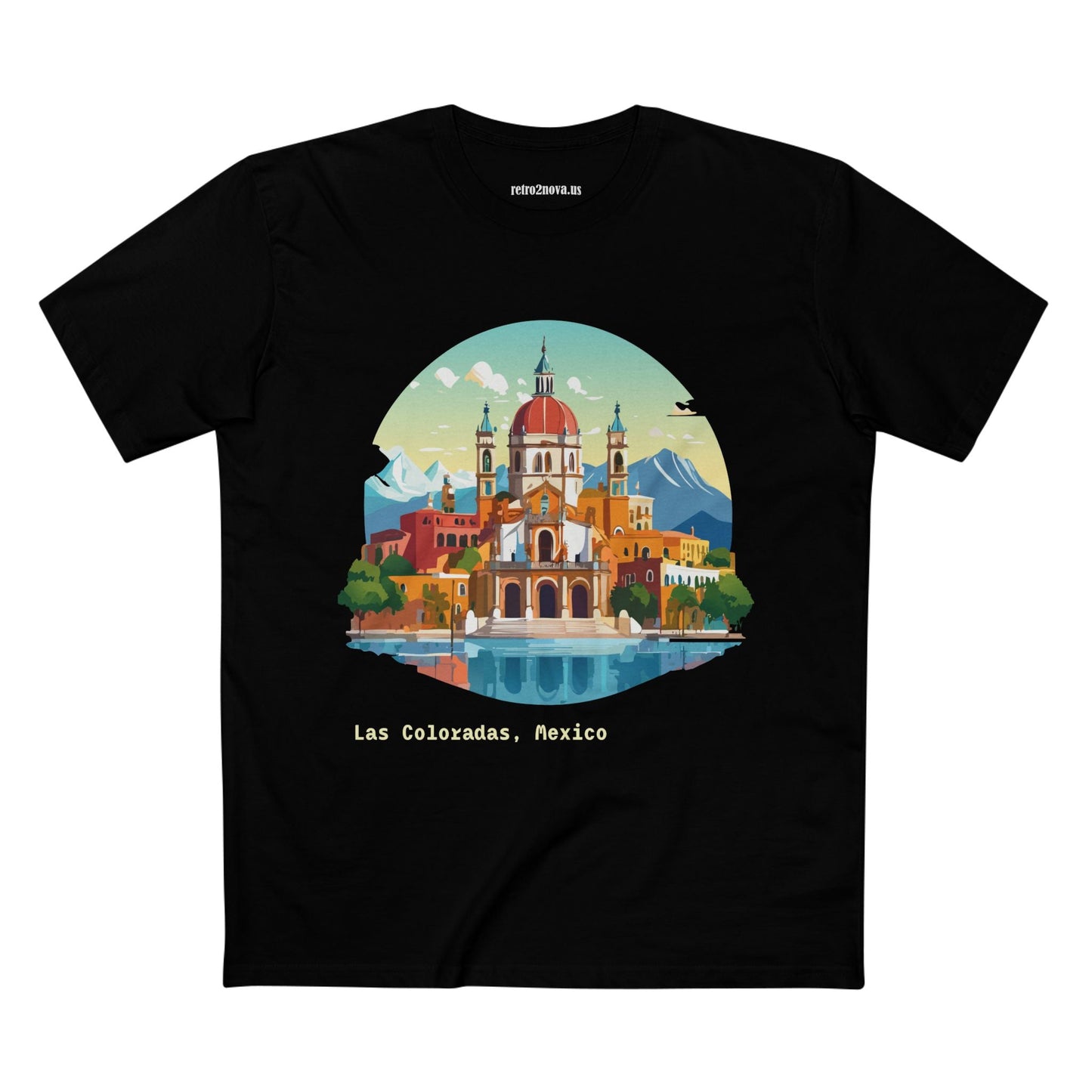 Mexico Travel Shirt Unisex Premium Cotton Tee With Original Art Design Retro2Nova