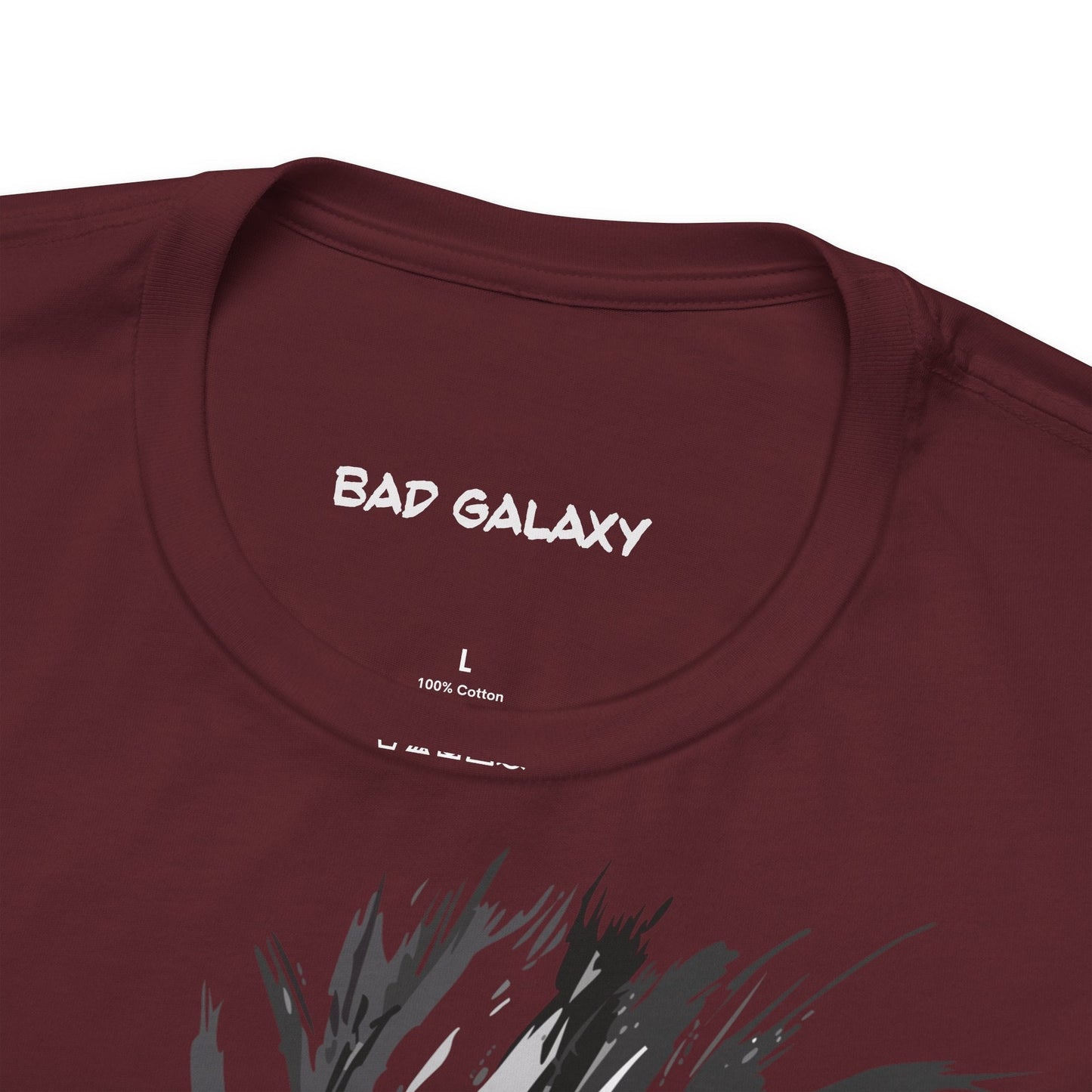 Punk Rock Tee Shirt From Bad Galaxy Made To Order 100 Percent Cotton Eco Friendly Inks