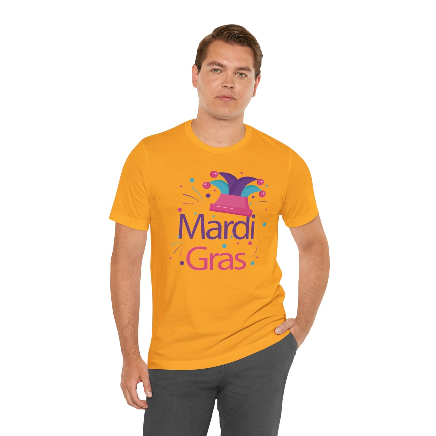 Tee-shirt en coton unisexe pour Mardi Gras