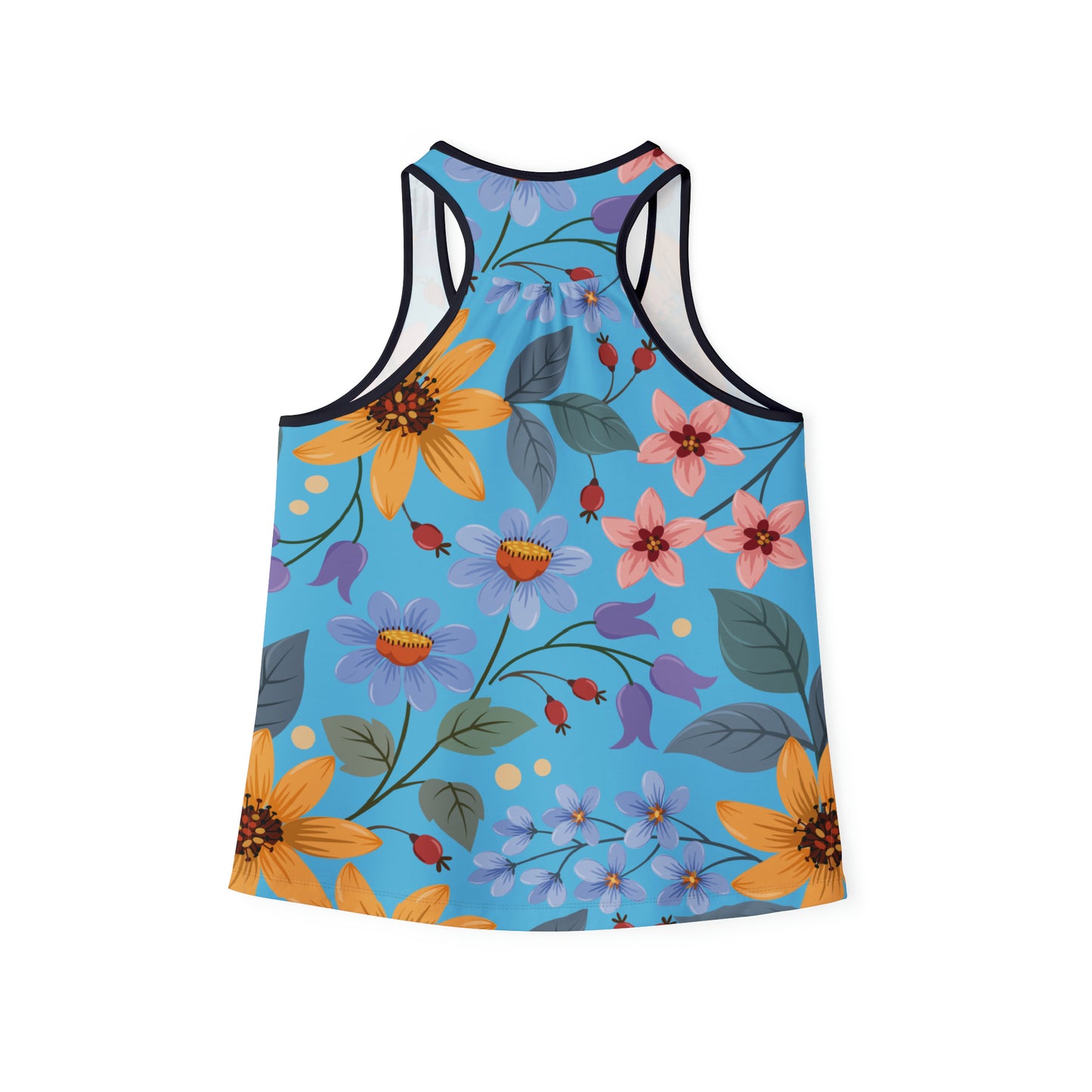 Camiseta de tirantes de verano con estampados florales