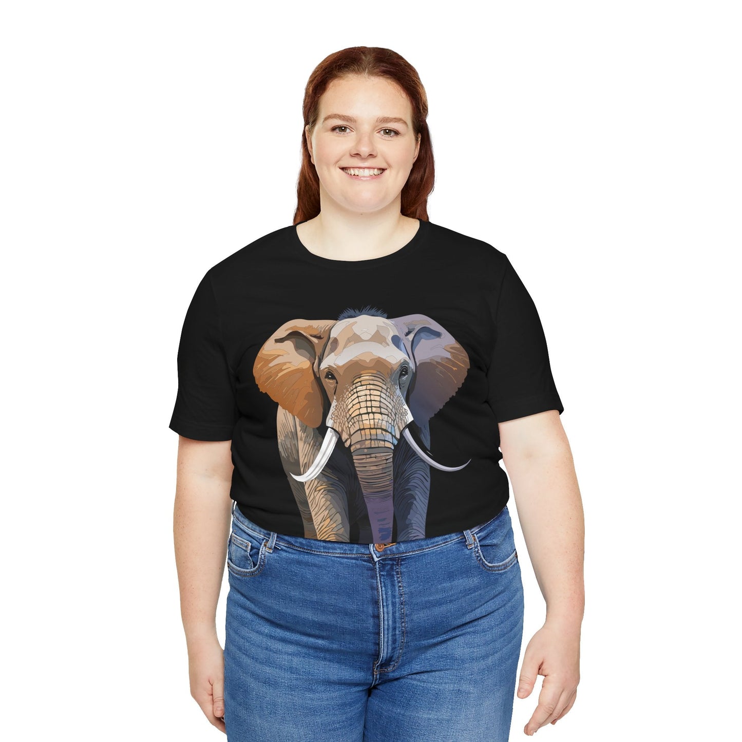 Unisex Animal Art Design Tee Shirt With Wildlife Animals Short Sleeve Everyday Comfort