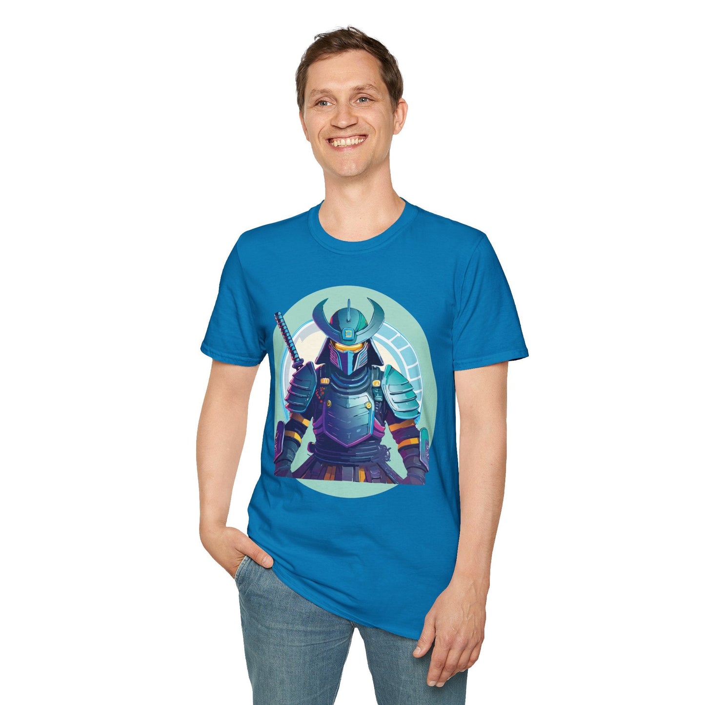 Samurai T Shirt Unisex Softstyle Tee Gildan 64000 Lightweight Ring Spun Cotton Everyday Comfort