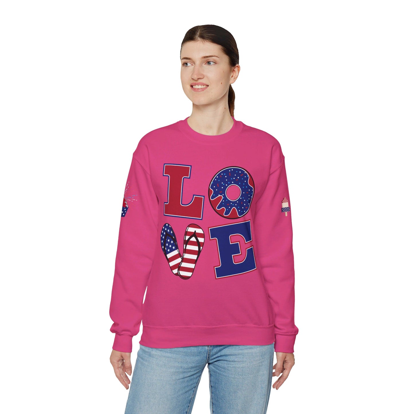 Unisex Heavy Blend Sweatshirt - LOVE