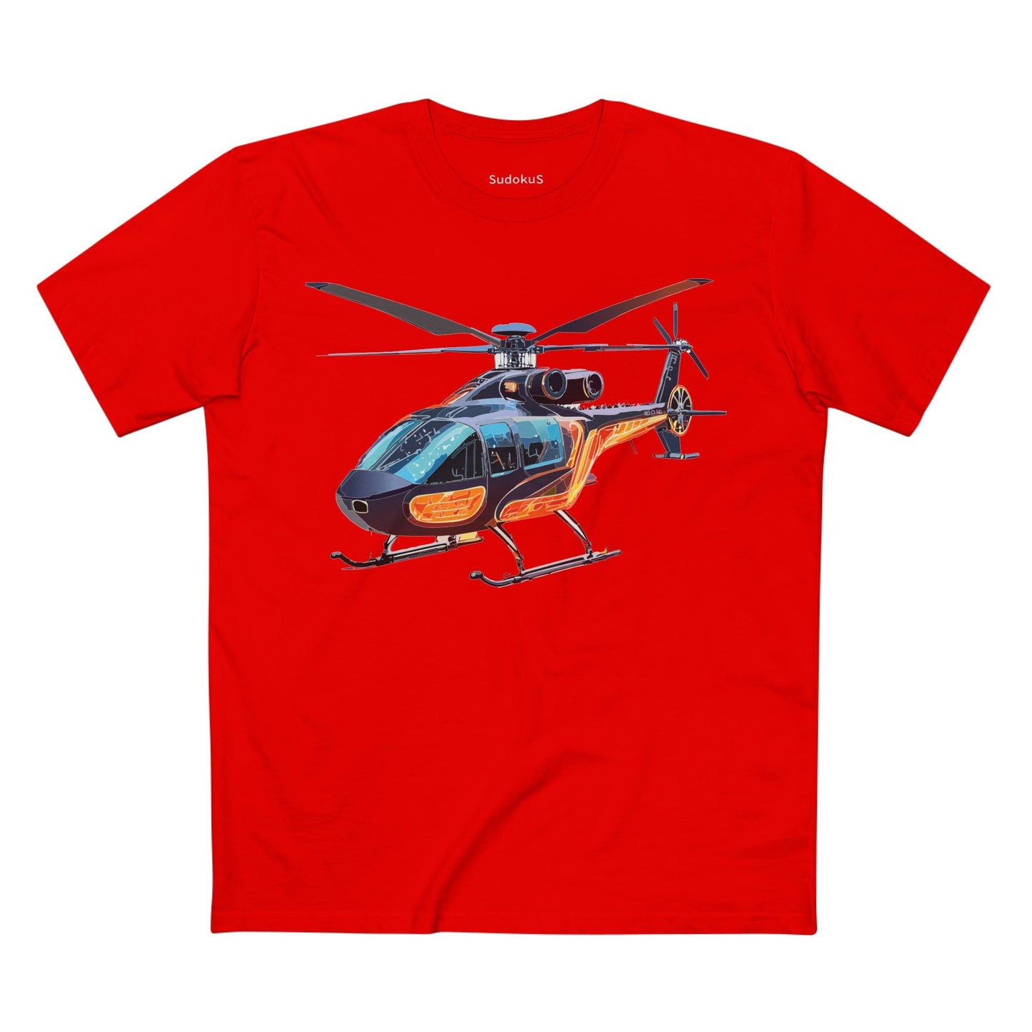 Chopper Graphic Unisex 100 Cotton Staple Tee 7