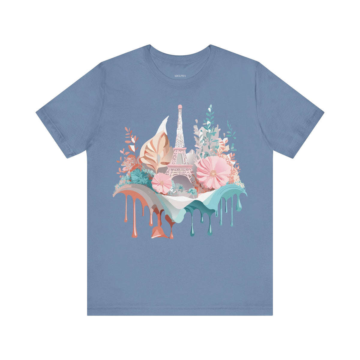 Unisex Cotton Bella+Canvas Tee with Paris