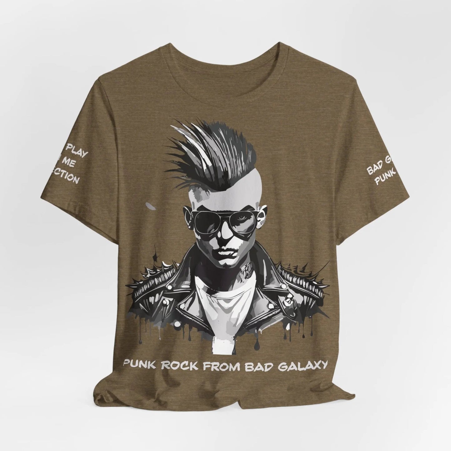 Punk Rocker Graphic Design Unisex Cotton Tee 17