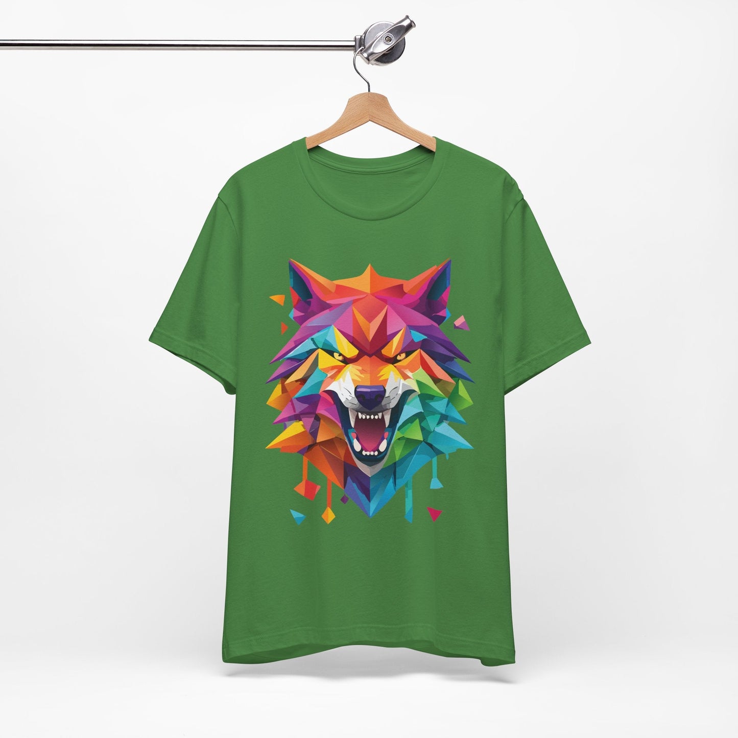 Unisex Animal Shirt With Art Design And Wild Animals Print Tee Short Sleeve Premium