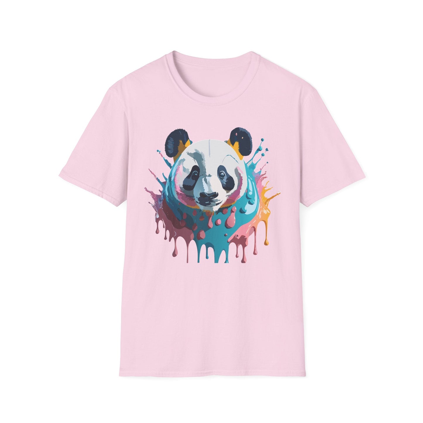 Panda Shirt Unisex T Shirt Gildan Softstyle 64000 Panda Graphic Animal Tee 100 Percent Cotton