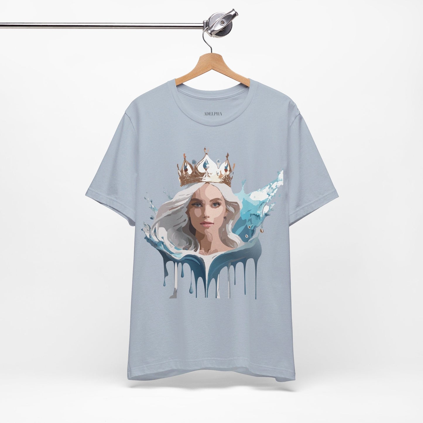 Queen Graphic T Shirt By Adelpha Unisex Jersey Short Sleeve Vintage Inspired Art Tee