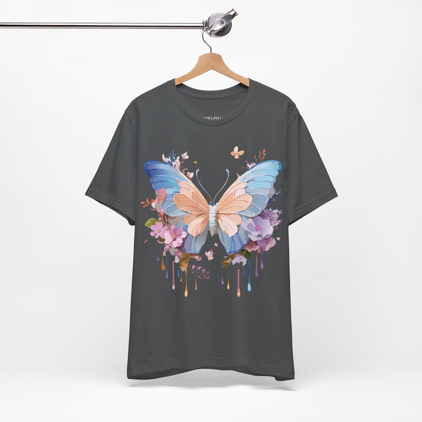 Butterfly Graphic Tee By Adelpha Unisex Short Sleeve Shirt Art Design