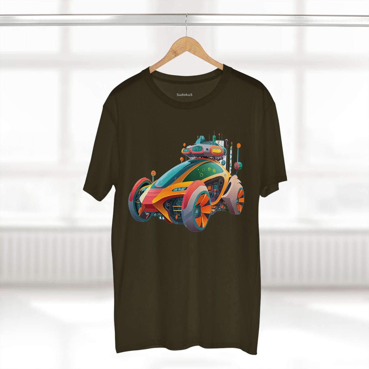 Car Graphic Unisex 100 Cotton Staple Tee 24