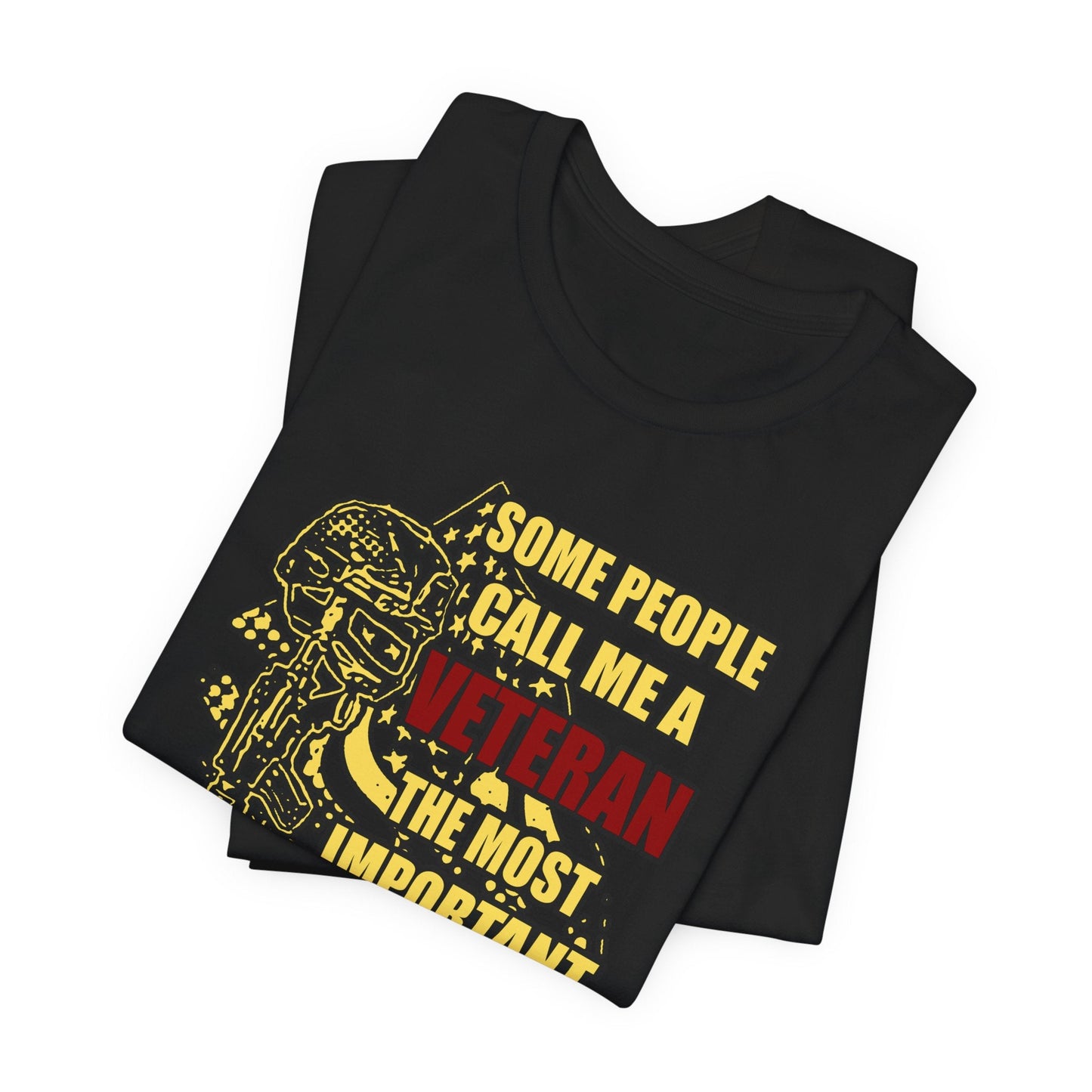 Army Veteran Patriotic Graphic Design Unisex Cotton T-Shirt v58