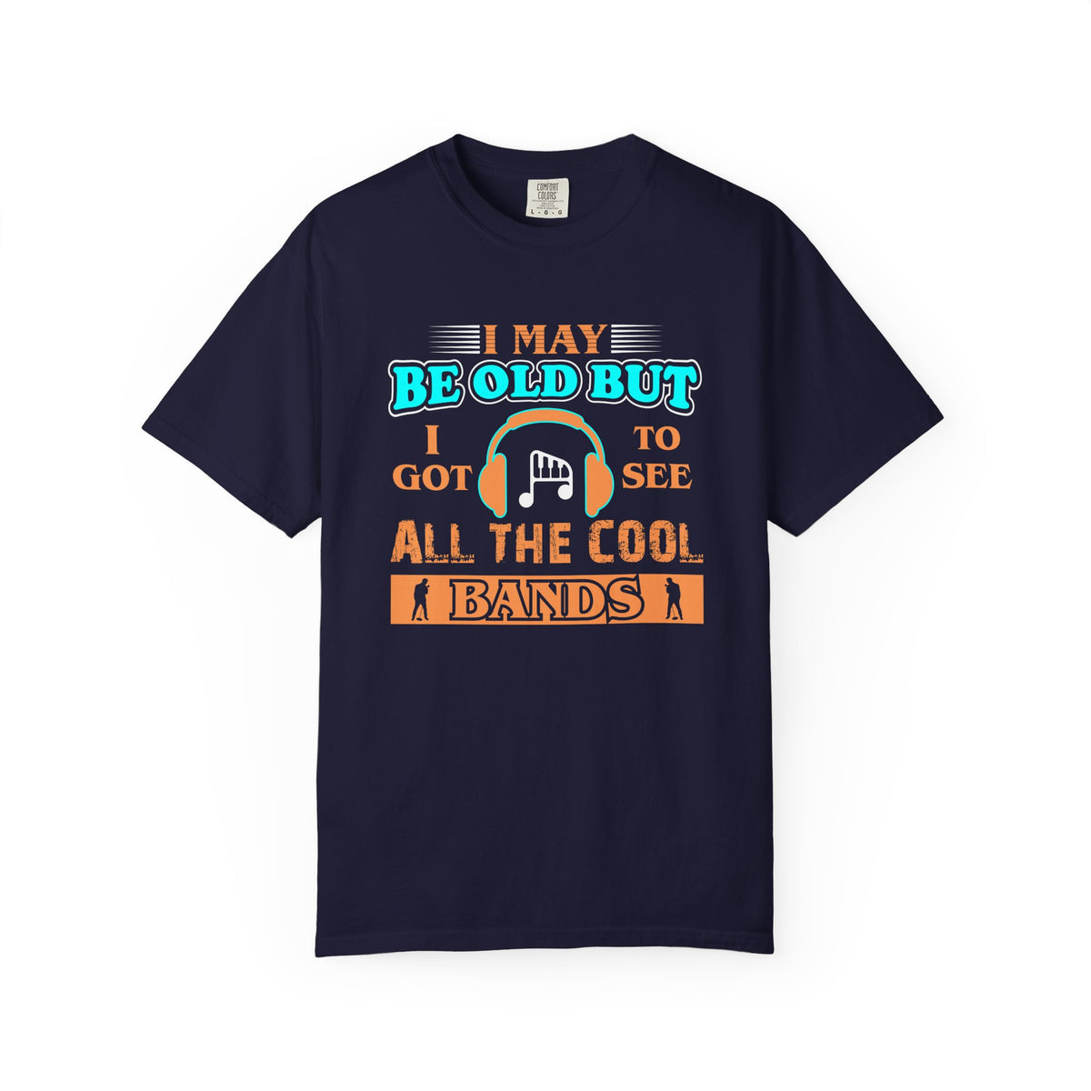 To See All The Cool Bands T-Shirt Vintage Concert Graphic Unisex Cotton Tee 061